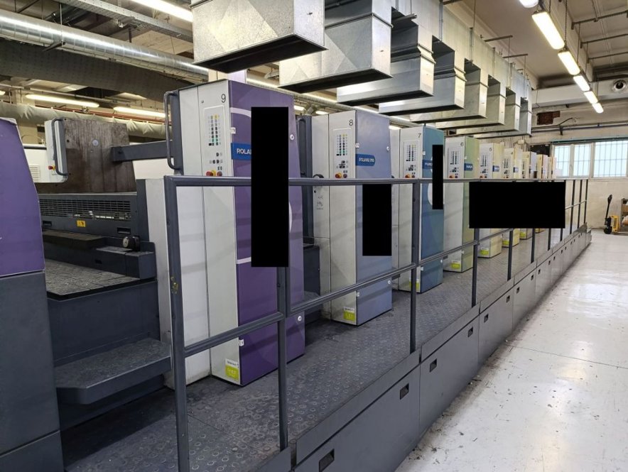 Sheet Fed / Offset Manroland  R 708+LV-HYBRID