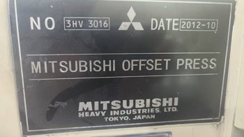 Sheet Fed / Offset Mitsubishi  3H-4
