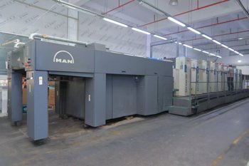 Manroland 708+L Sheet Fed / Offset, 2005, Guang Zhou Shi, China
