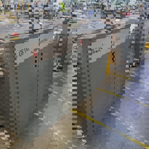 Slitter rewinders Tecnau Unwinder 550 with Cutter C 20, SheetFeeder T 20