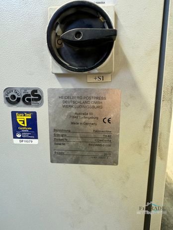 Buckle folding machines Heidelberg StahlfolderTH82-6-6-VFZ