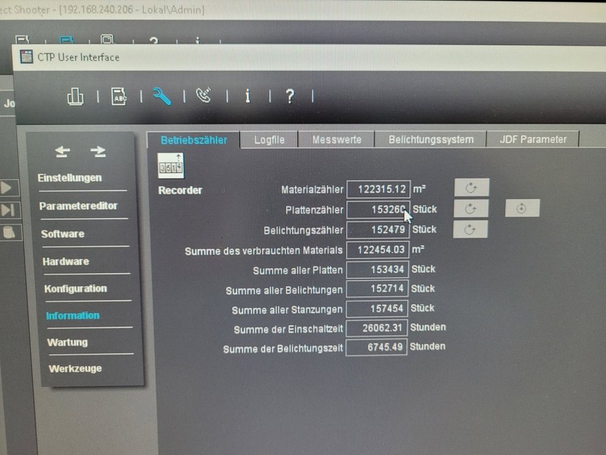 CTP systems Heidelberg Suprasetter A 106 Gen V