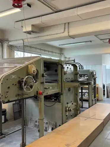 Die cutting Bobst AP SP900