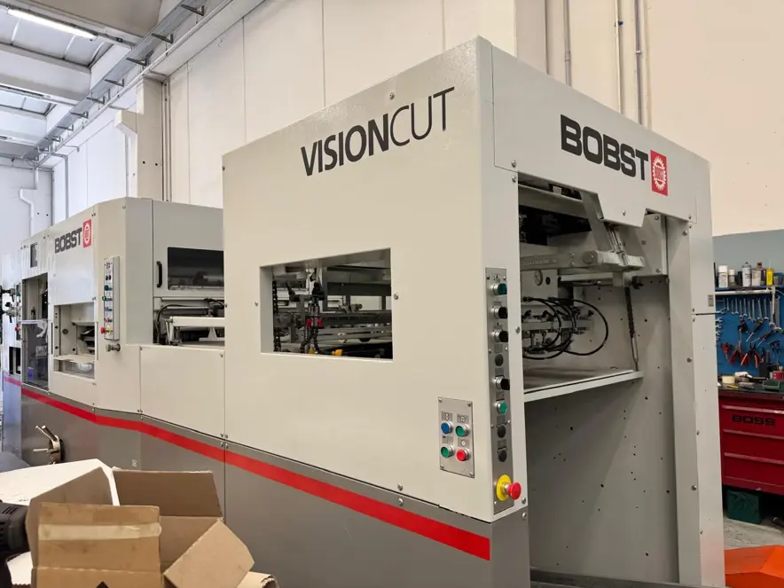 Die cutting Bobst Visioncut 106 LE