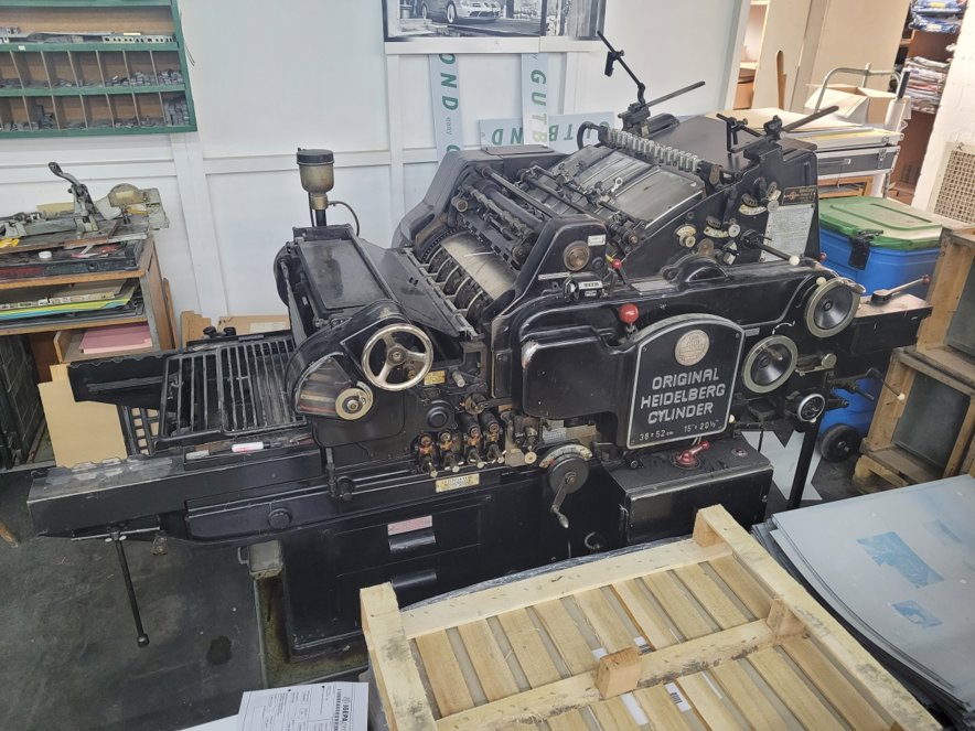 Die cutting Heidelberg OHZ - K