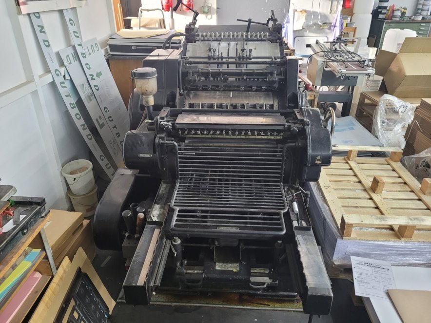 Die cutting Heidelberg OHZ - K