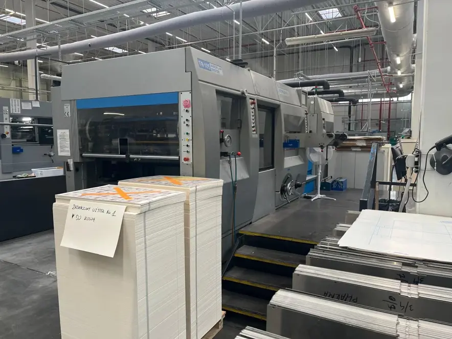 Die cutting Iberica TR 105 F Varioplan system