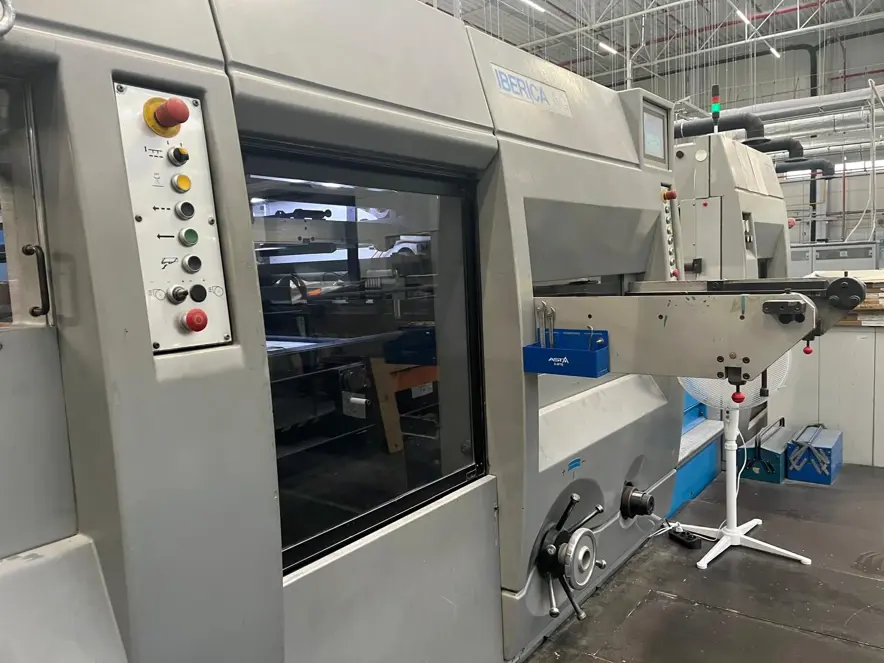 Die cutting Iberica TR 105 F Varioplan system