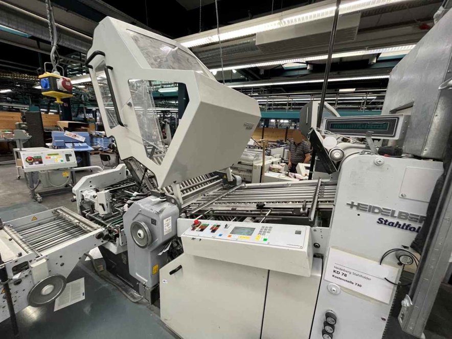 Folding Machine Heidelberg Stahlfolder KD 78/4 KZ - PD