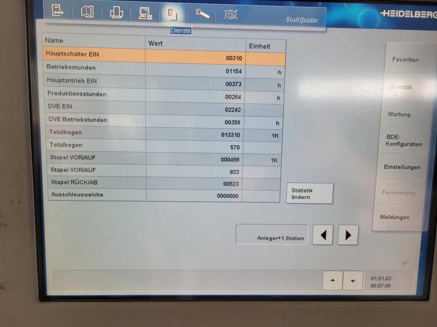 Folding Machine Heidelberg Stahlfolder TH 56/4 - RFH