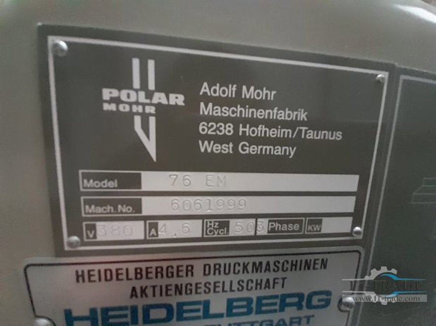 Guillotines Polar 76 EM