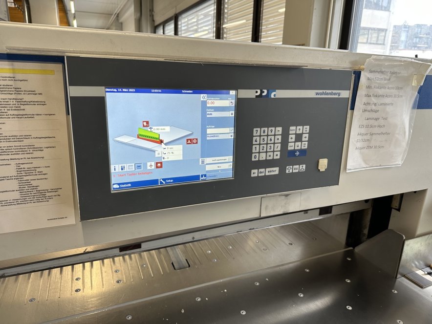 Guillotines Wohlenberg 137 Pro-Tec