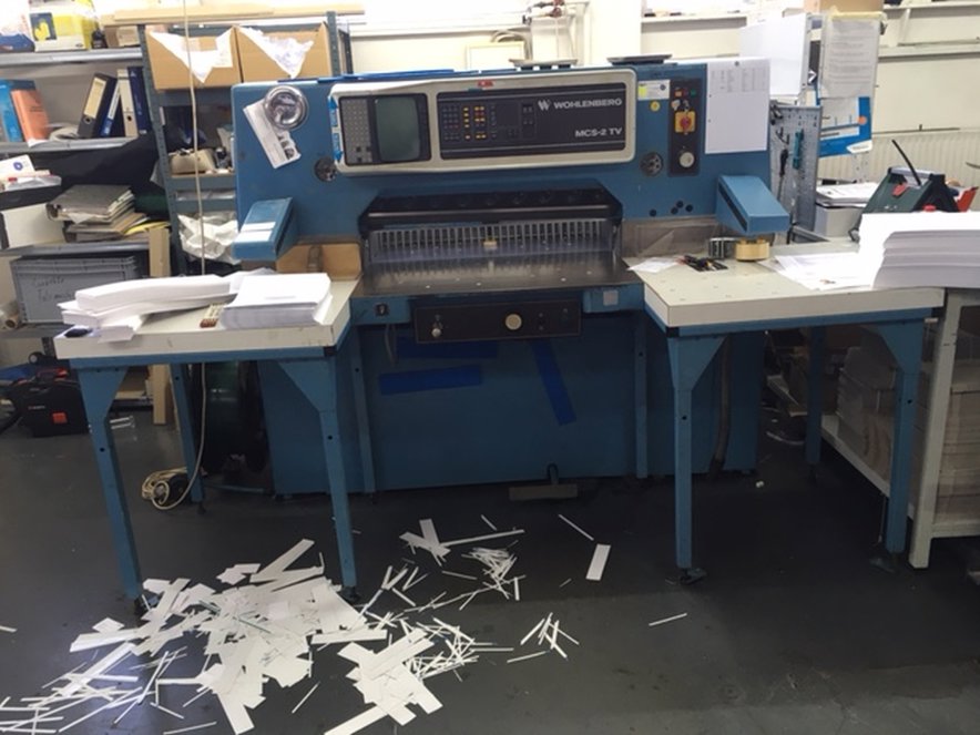 Guillotines Wohlenberg 92 MCS-2 TV