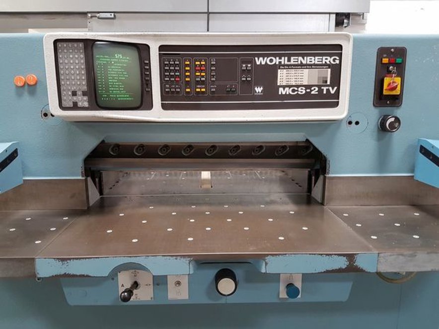 Guillotines Wohlenberg 92 MCS2-TV