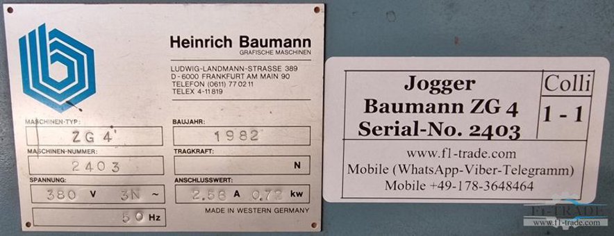 Joggers Heinrich Baumann  ZG 4