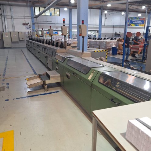 Perfect binder lines Muller Martini Alegro A7